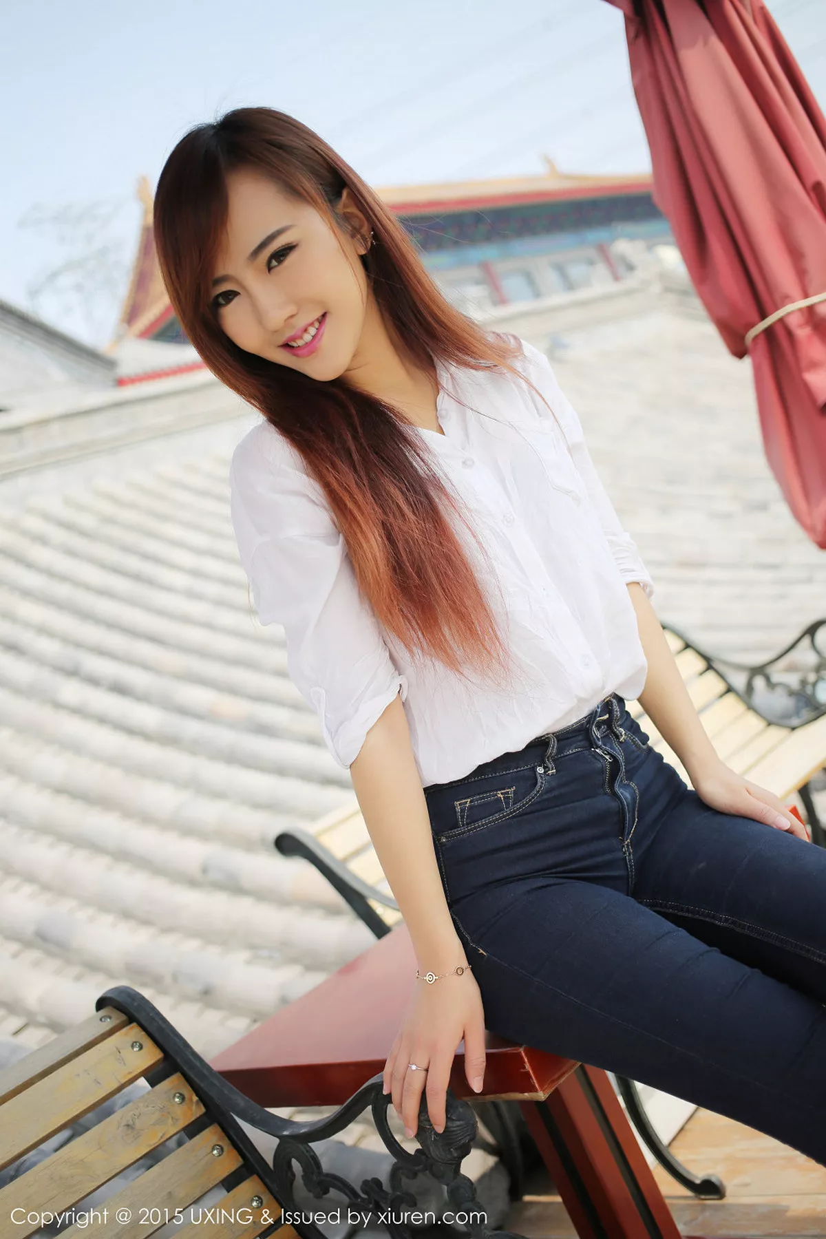 秀人集.com_[UXING优星馆]Vol.001_嫩模赵婉妮Wanni紧身牛仔裤完美身材性感翘臀写真67P