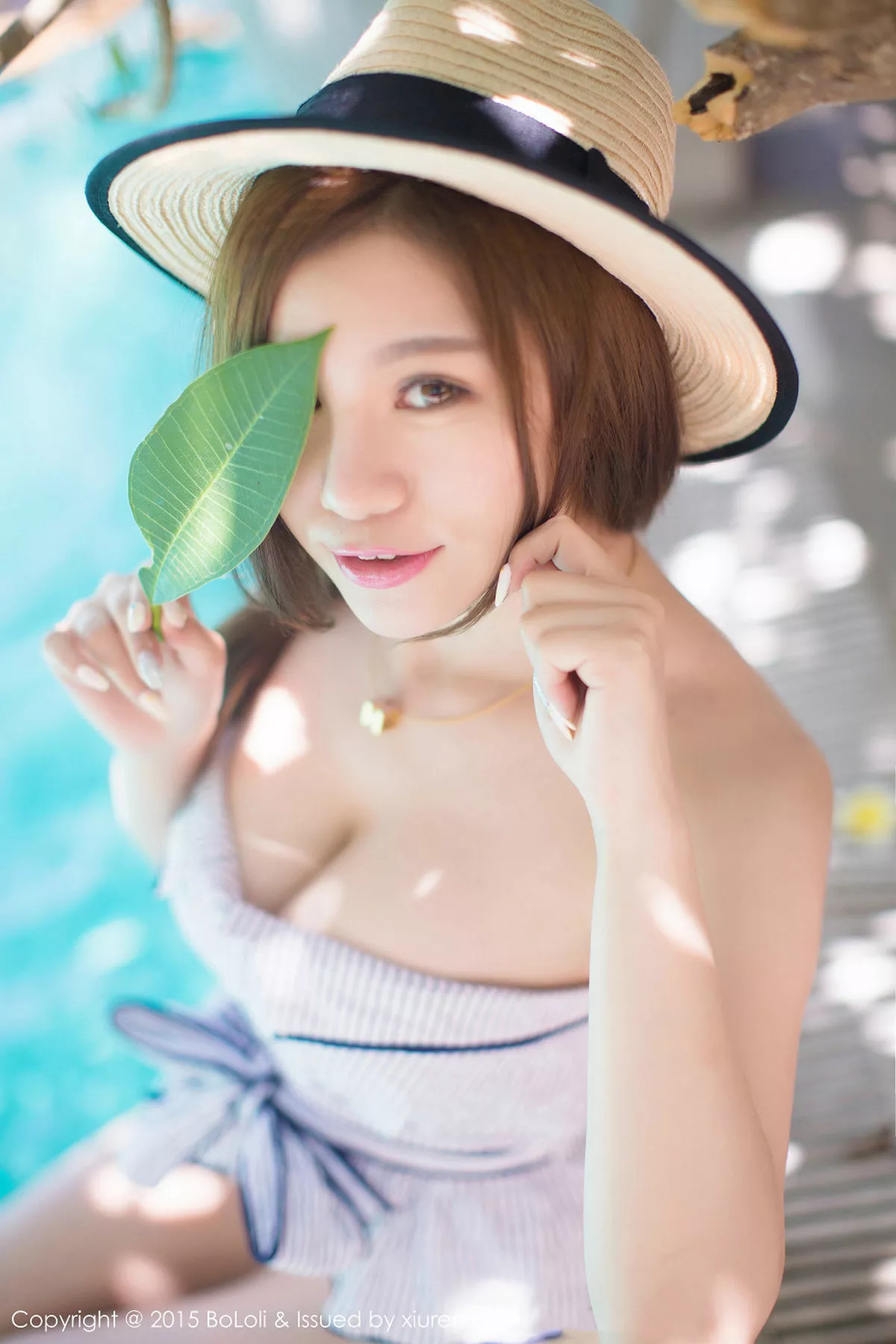 秀人集.com_[BoLoli波萝社]Vol.014_嫩模刘娅希三亚旅拍性感内衣傲人美胸清新迷人写真80P