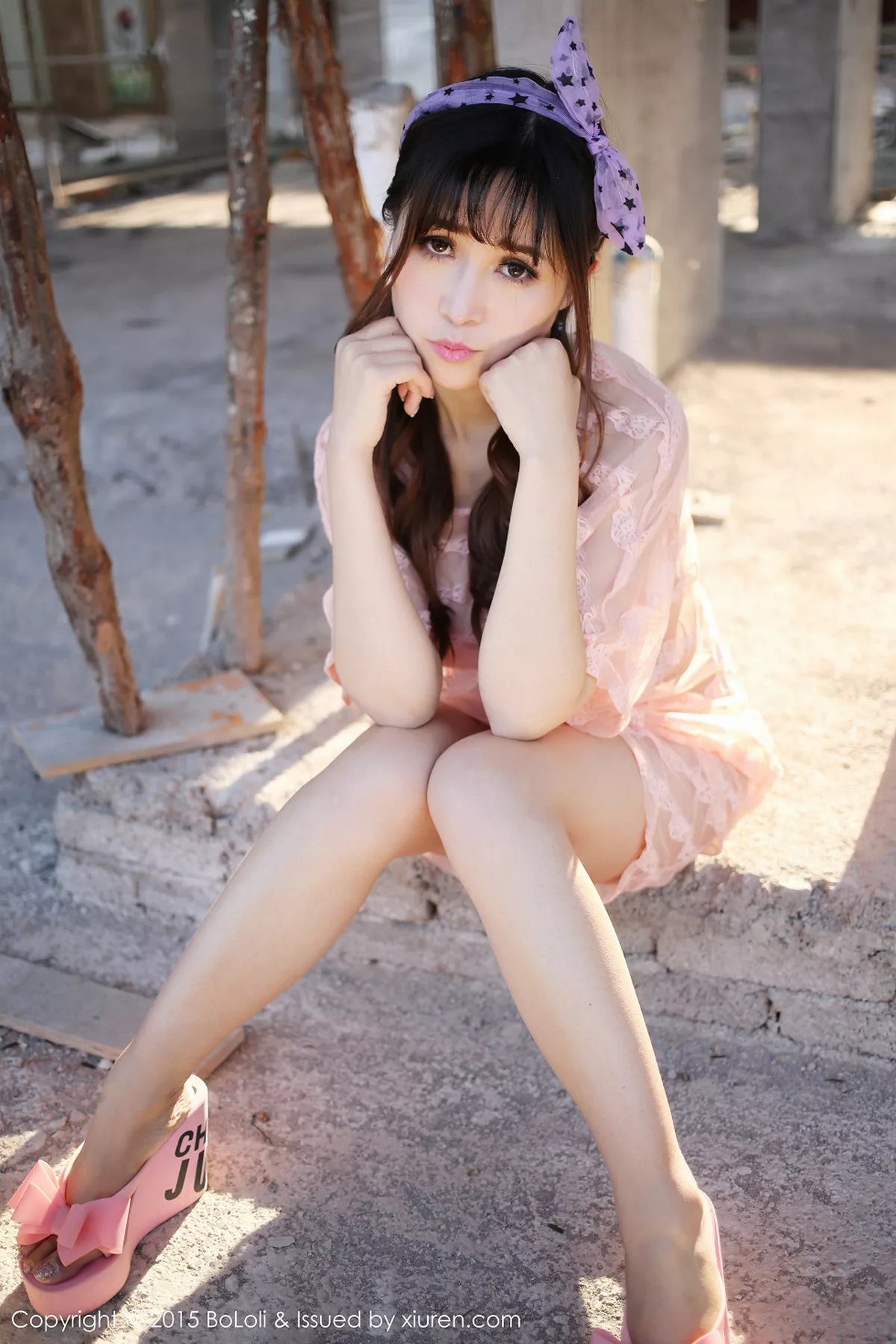 秀人集.com_[BoLoli波萝社]Vol.010_巨乳嫩模张优ayoyo大理旅拍白色蕾丝内衣豪乳写真40P