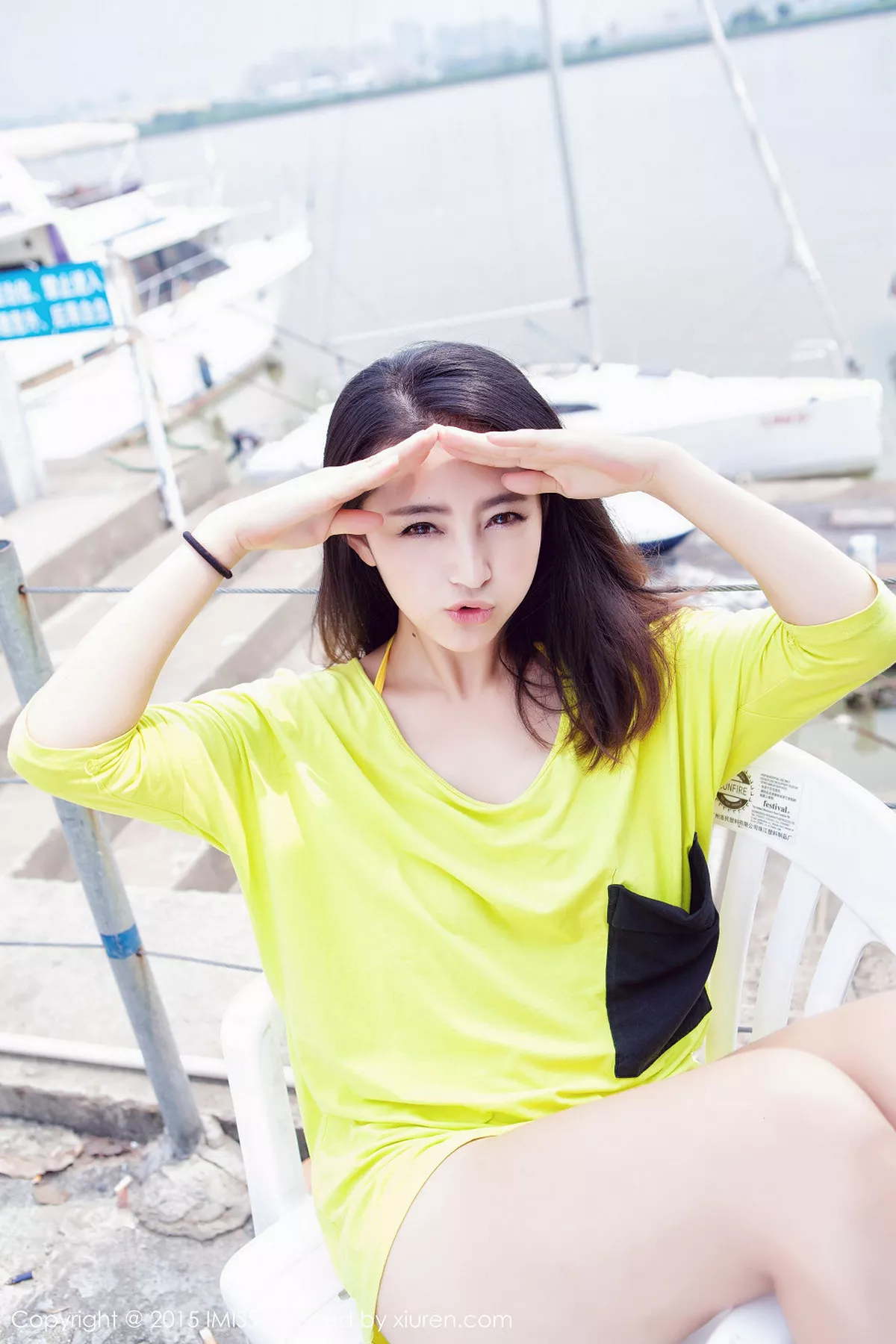 秀人集.com_[IMISS爱蜜社]Vol.017_嫩模夏茉GIGI黄色连体泳装木瓜奶极致诱惑写真64P