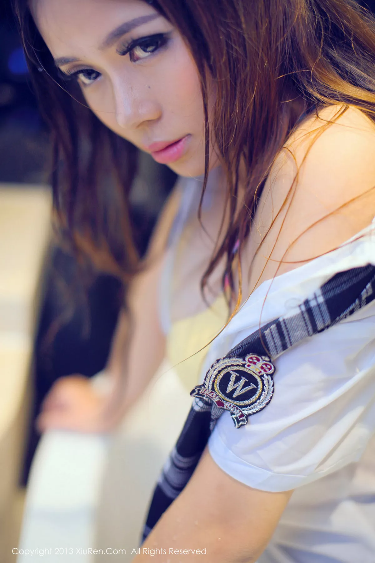 秀人集.com_[XiuRen秀人网]No.004_大奶妞嫩模Foxlag火辣黑丝诱惑写真37P