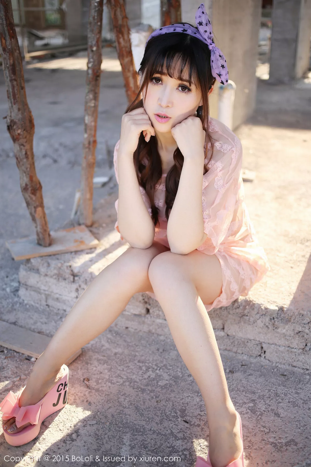 秀人集.com_[BoLoli波萝社]Vol.010_巨乳嫩模张优ayoyo大理旅拍白色蕾丝内衣豪乳写真40P