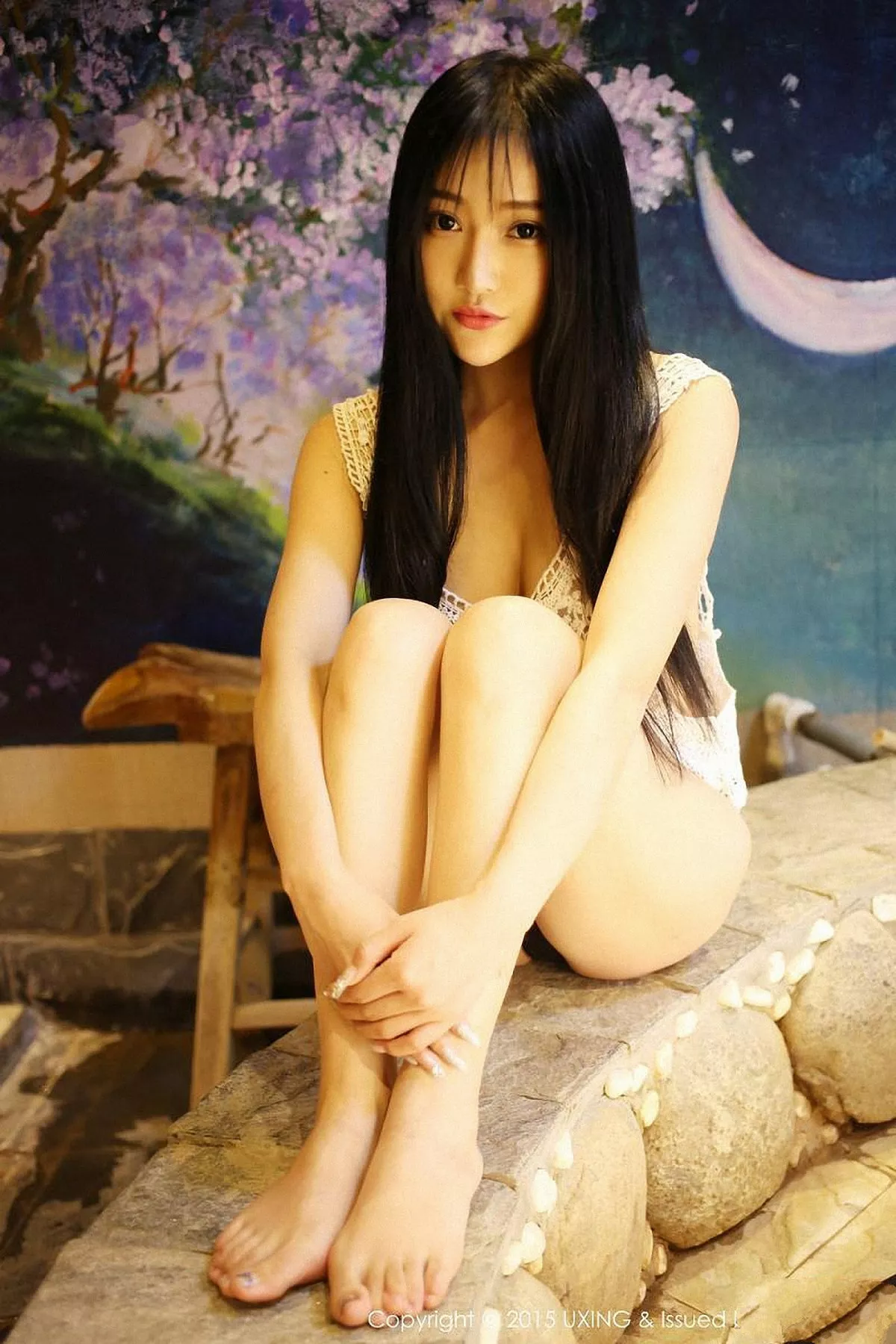 秀人集.com_[UXING优星馆]Vol.002_校花美女杨上萱北京旅拍私房内衣豪乳性感写真65P