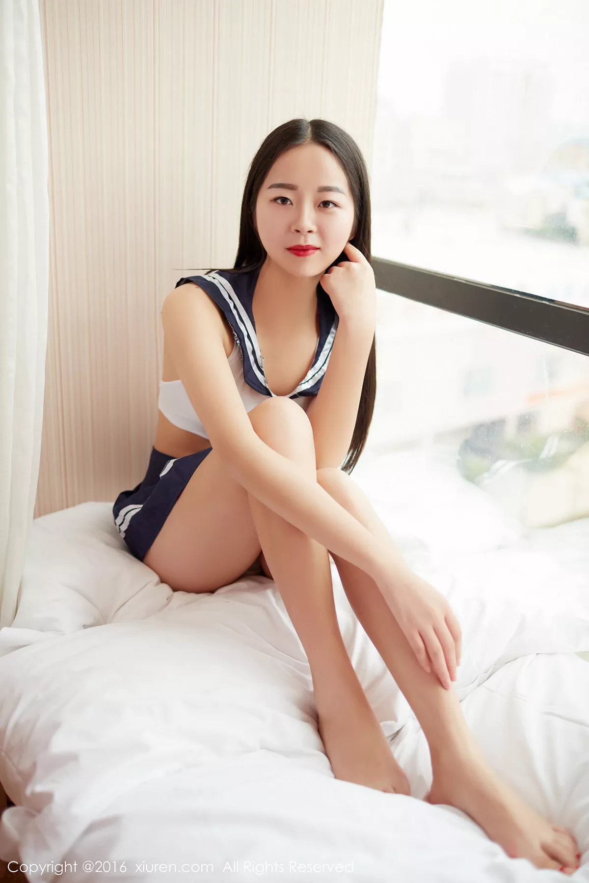 秀人集.com_[XiuRen秀人网]No.652_嫩模夏旖诺居家私房内衣系列诱惑学生装翘臀迷人写真74P