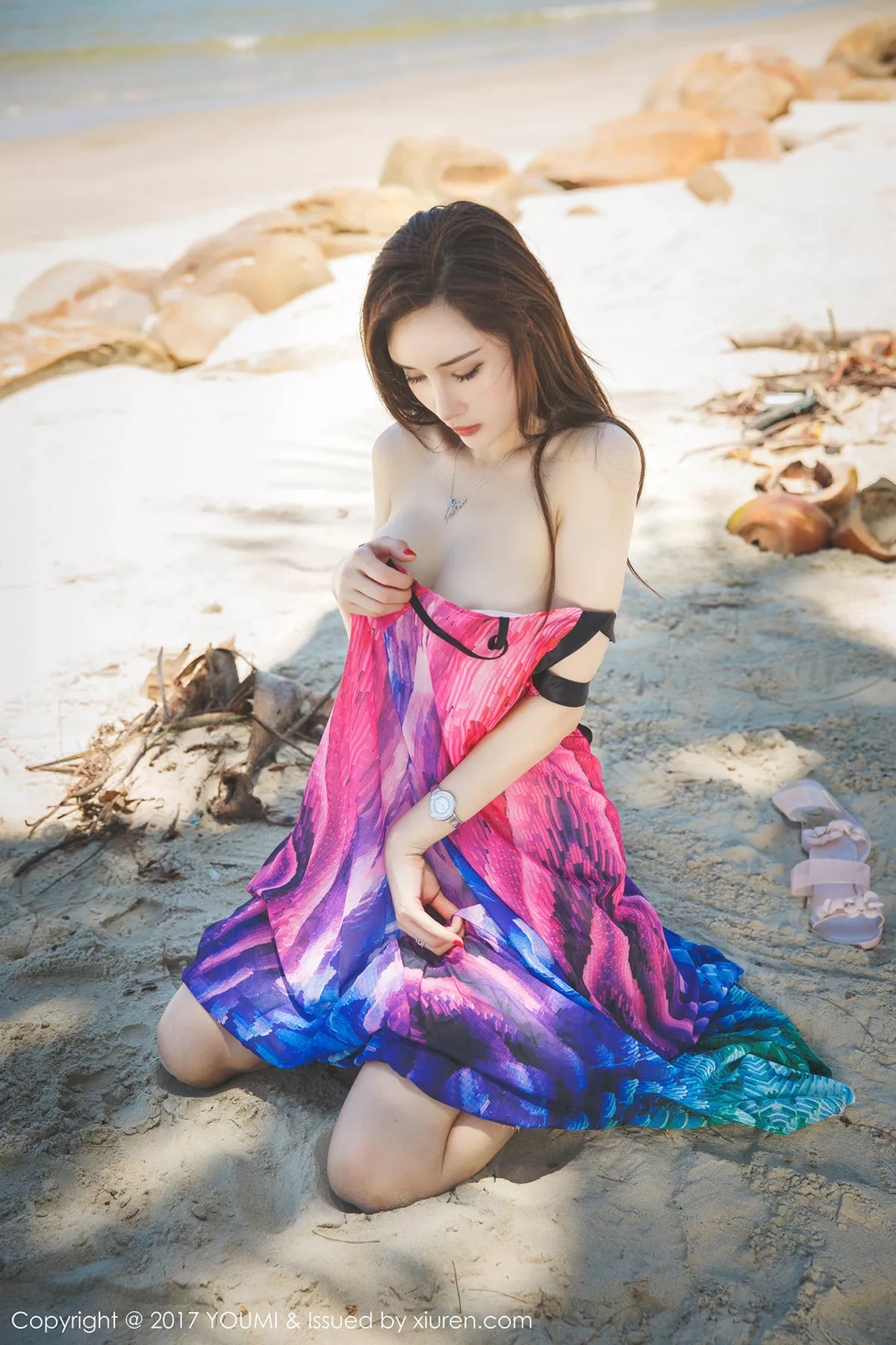 秀人集.com_[YouMi尤蜜荟]Vol.029_嫩模土肥圆矮挫穷沙巴旅拍沙滩比基尼秀傲人美乳诱惑写真52P