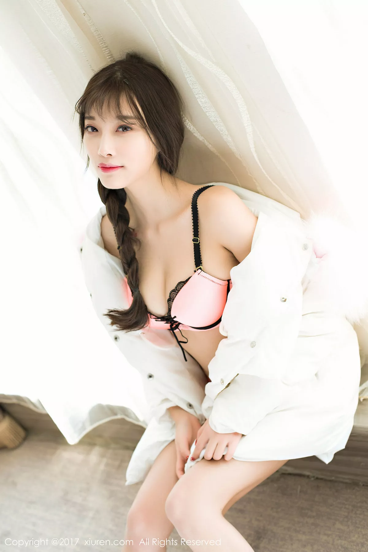 秀人集.com_[XiuRen秀人网]No.724_美妞杨晨晨sugar蓝色分体比基尼+粉红内衣秀完美身材写真55P