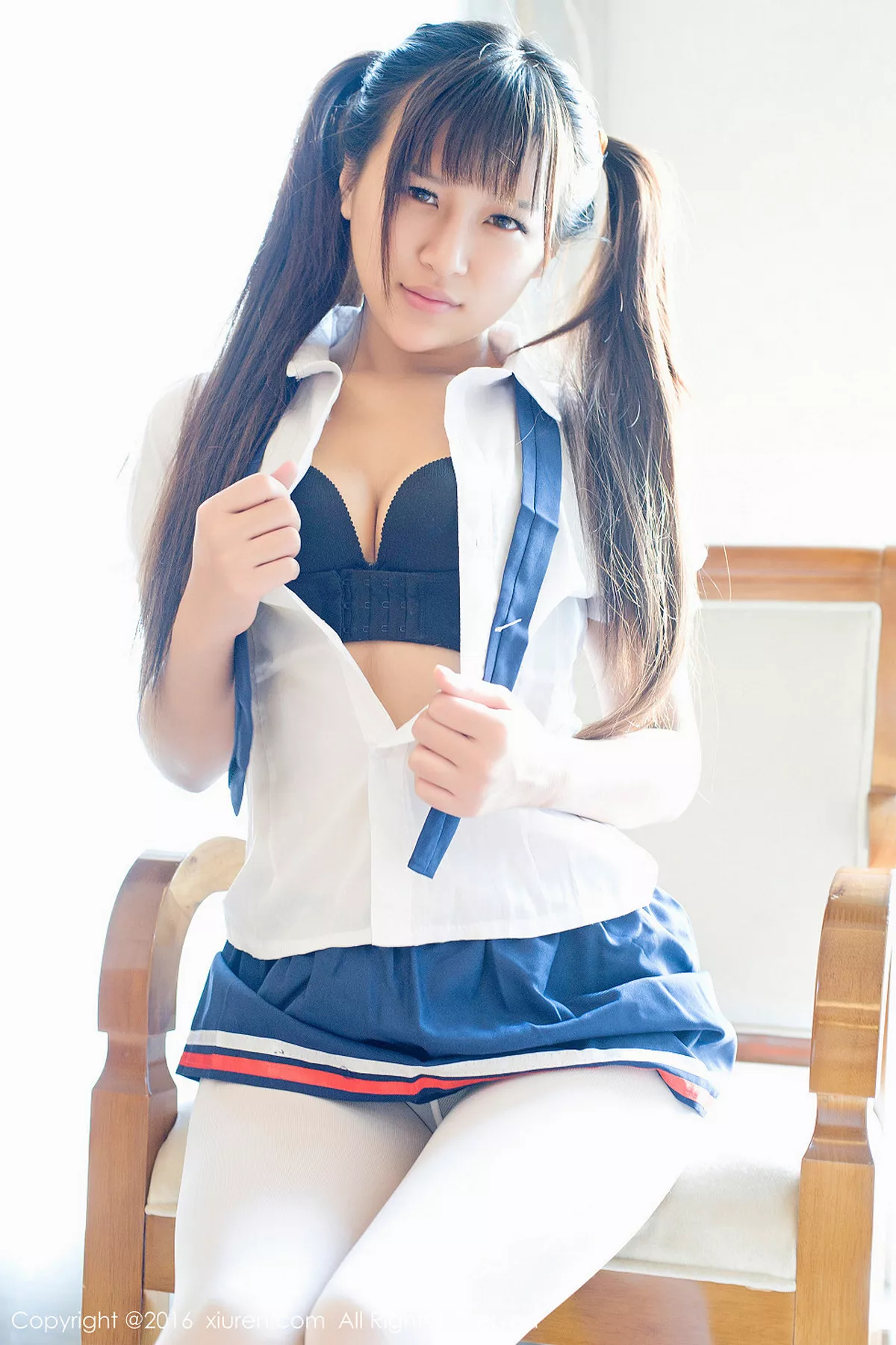 秀人集.com_[XiuRen秀人网]No.672_嫩模熙熙熙熙恩居家学生装丝袜秀完美身材翘臀诱惑写真66P