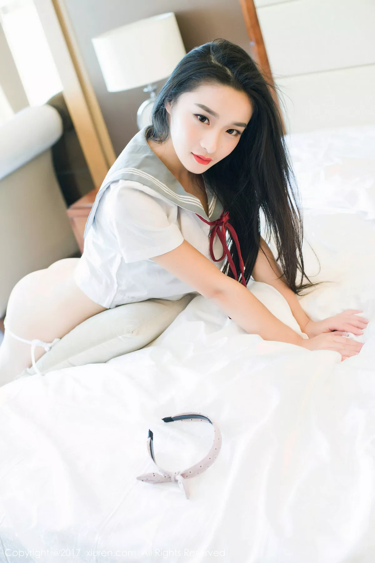 秀人集.com_[XiuRen秀人网]No.688_新晋嫩模绮梦Cherish居家黑色漆皮比基尼湿身诱惑写真56P