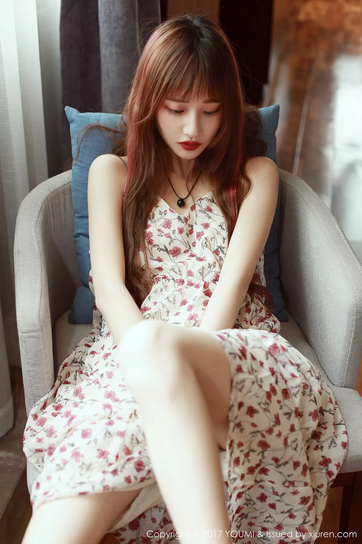 秀人集.com_[YouMi尤蜜荟]Vol.046_新人嫩模little贝壳居家白色蕾丝内衣秀白嫩肌肤性感写真50P