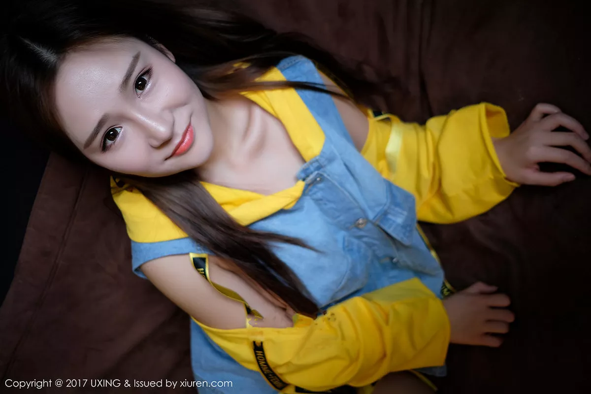 秀人集.com_[UXING优星馆]Vol.057_嫩模羊羊Suger清新牛仔服秀凹凸身材全脱秀美乳诱惑写真40P