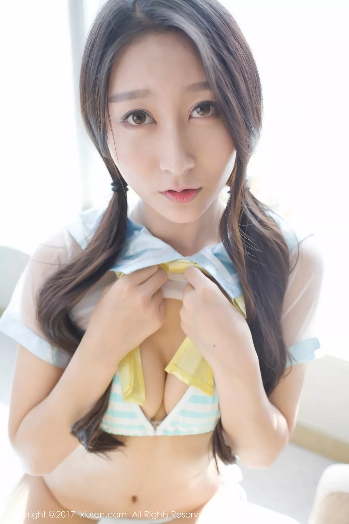 秀人集.com_[XiuRen秀人网]No.776_嫩模赵熙儿白色蕾丝吊带内衣透视秀豪乳浴室湿身诱惑写真56P