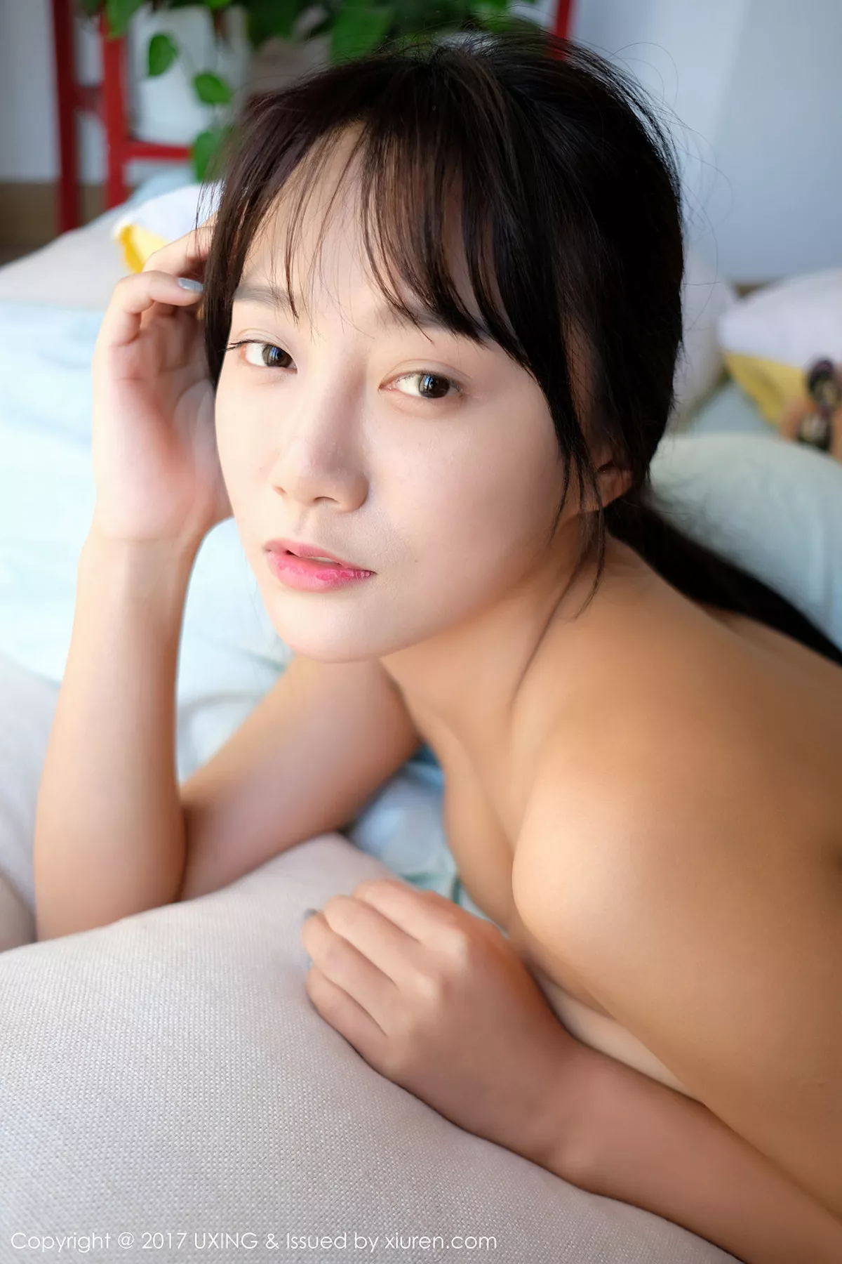 秀人集.com_[UXING优星馆]Vol.059_嫩模猩一居家破烂内衣大尺度全脱秀人体艺术火辣诱惑写真40P