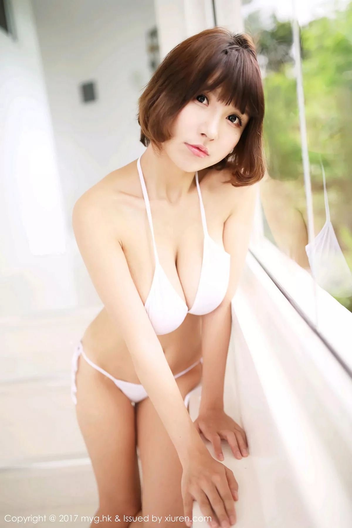 秀人集.com_[MyGirl美媛馆]Vol.262_女神晓茜sunny薄荷岛旅拍性感白色比基尼完美身材写真74P