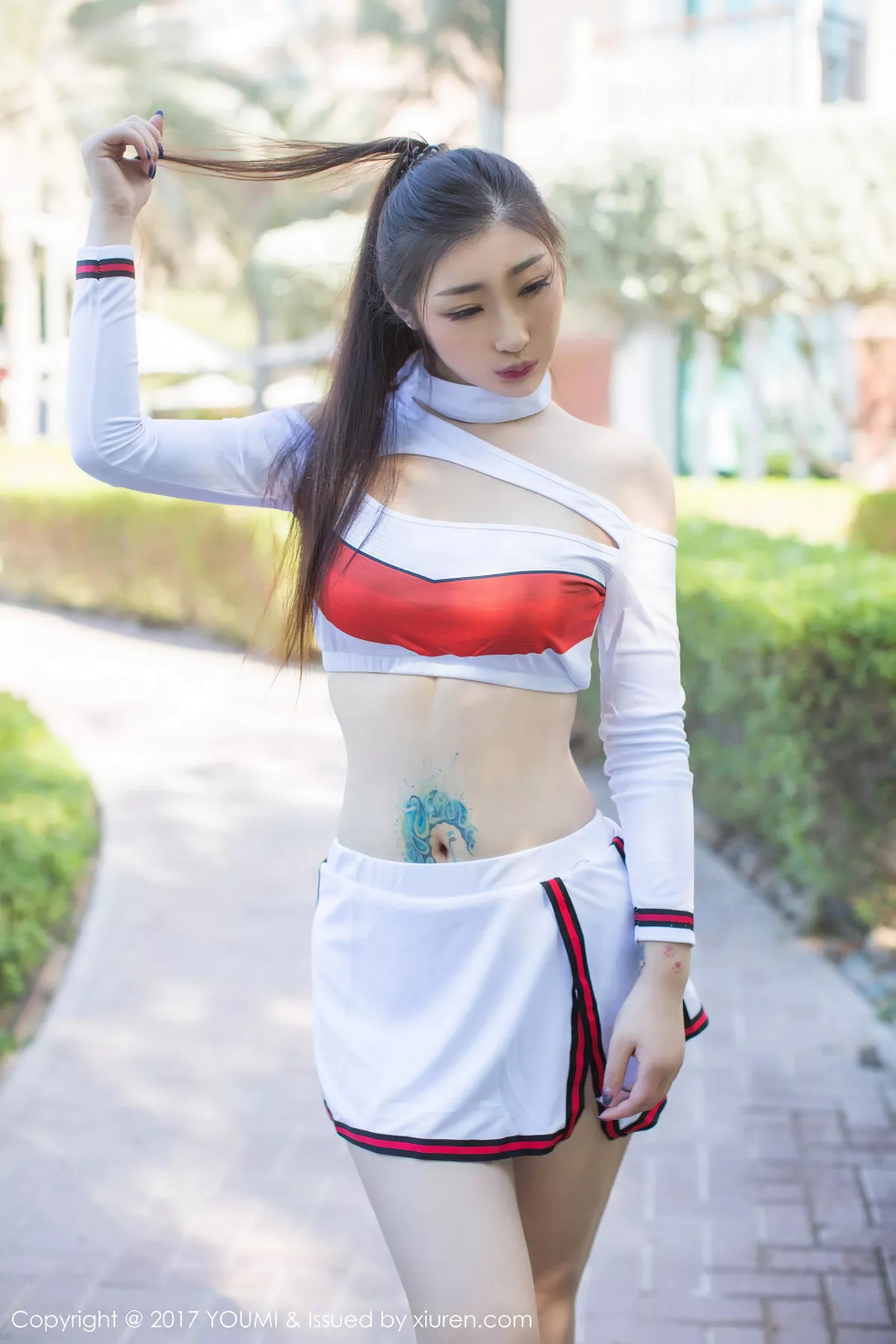 秀人集.com_[YouMi尤蜜荟]Vol.090_嫩模妲己_Toxic迪拜旅拍大尺度全裸金属链秀火辣胴体诱惑写真52P