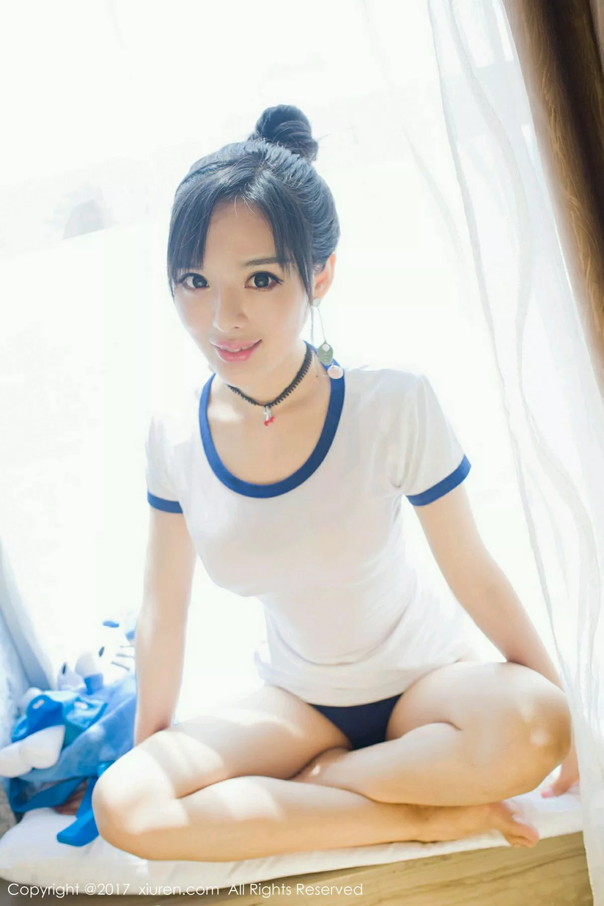 秀人集.com_[XiuRen秀人网]No.874_嫩模柠檬baby居家白色吊带猫女郎+日系体操服完美诱惑写真47P