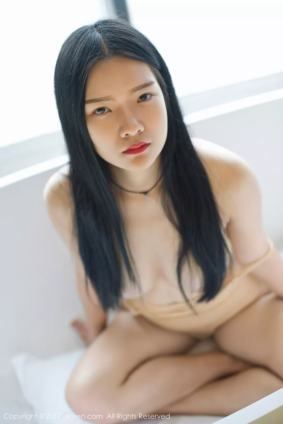 秀人集.com_[XiuRen秀人网]No.864_嫩模凌希儿日系肉色体操服+日系运动服撩衣露半球诱惑写真47P