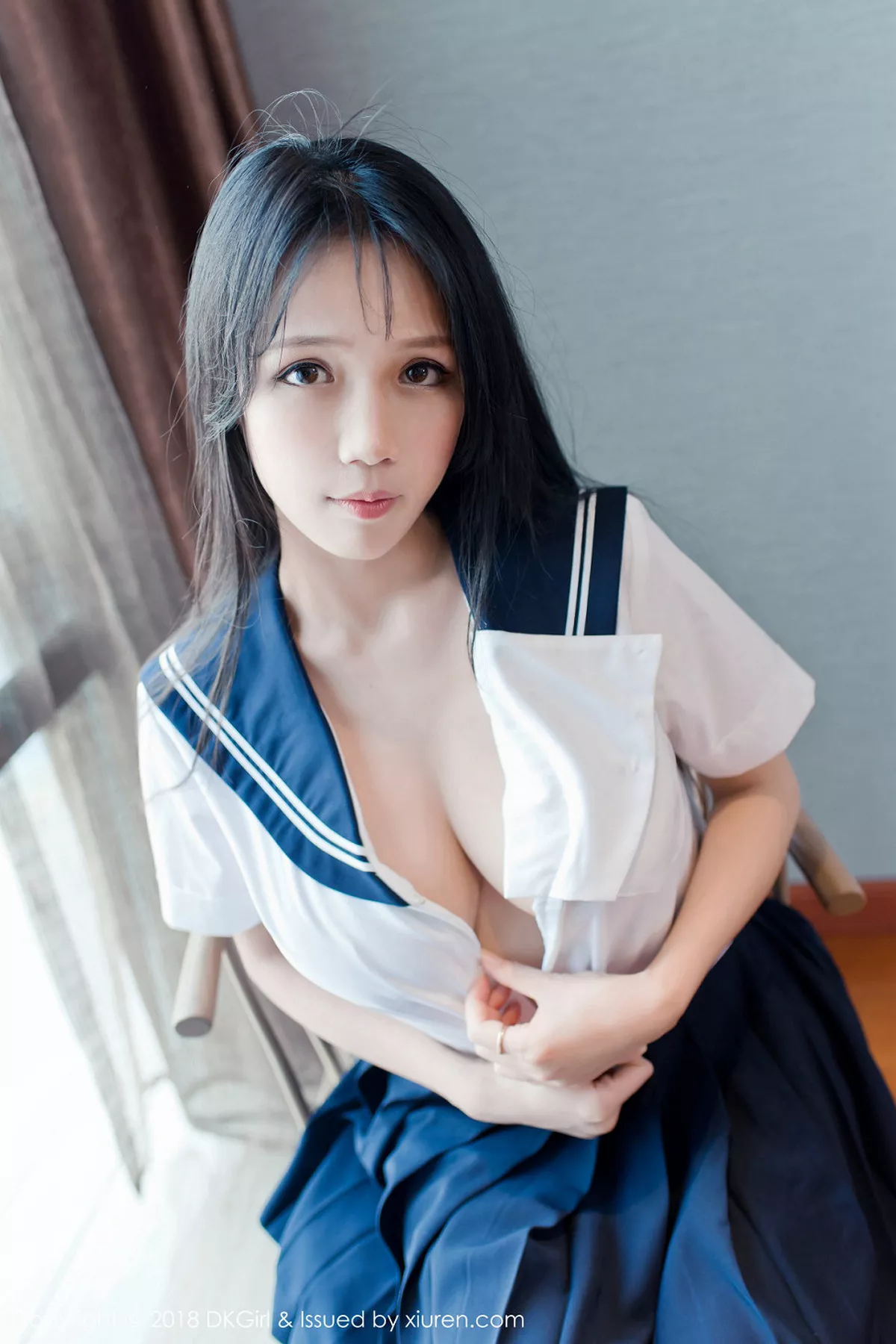 秀人集.com_[DKGirl御女郎]Vol.063_嫩模李可可性感黑色蕾丝内衣全脱双手捧豪乳撩人诱惑写真52P