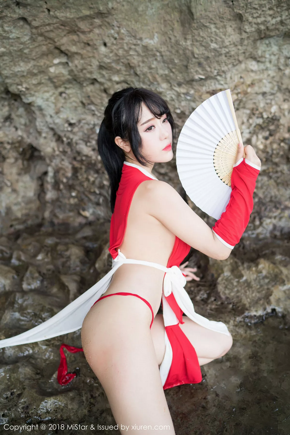 秀人集.com_[MiStar魅妍社]Vol.215_女神兜豆靓Youlina甲米旅拍外拍COS不知火舞热辣诱惑写真50P