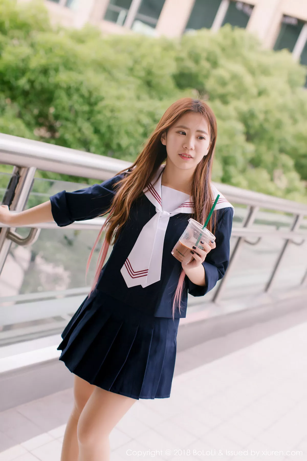 秀人集.com_[Tukmo兔几盟]Vol.107_嫩模董成丽清纯学生装游乐园外拍甜美笑容漂亮迷人写真42P