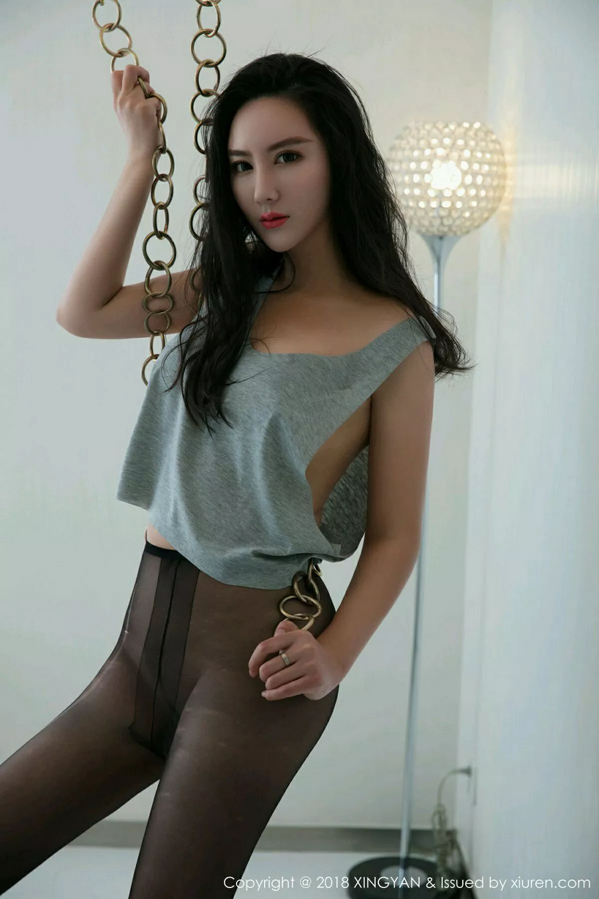 秀人集.com_[XINGYAN星颜社]Vol.032_嫩模姚沐迪超薄无内肉丝裤袜+无内黑丝裤袜喷血诱惑写真40P