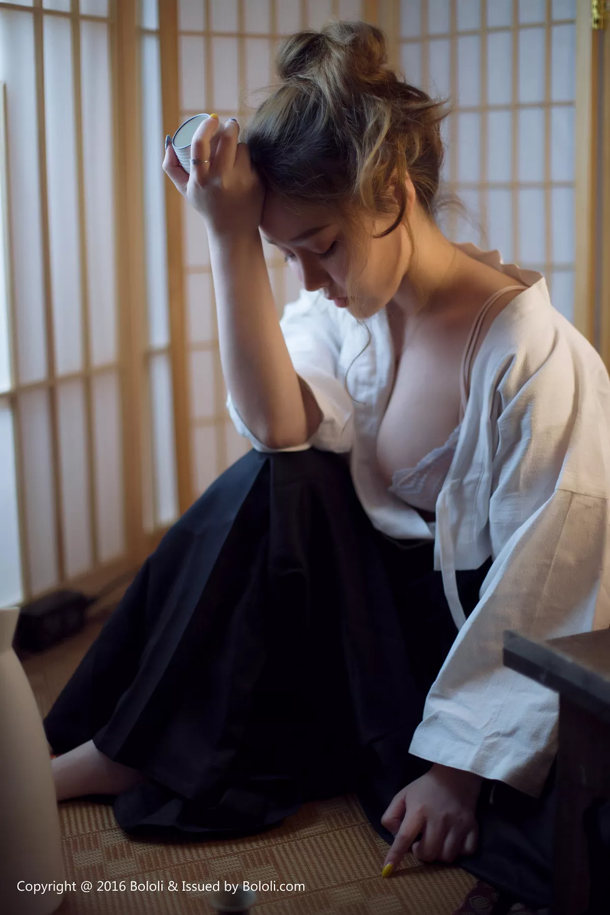 秀人集.com_[Tukmo兔几盟]Vol.111_嫩模柳侑绮化身剑道美少女性感白色内衣爆乳诱惑写真25P