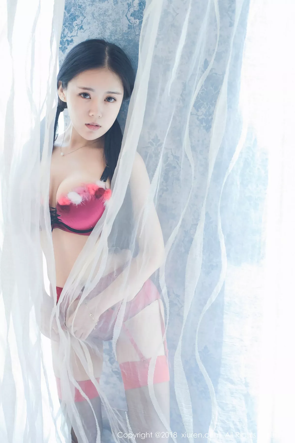 秀人集.com_[XiuRen秀人网]No.932_巨乳嫩模红气球红色连体内衣+日系开胸死库水爆乳诱惑写真49P