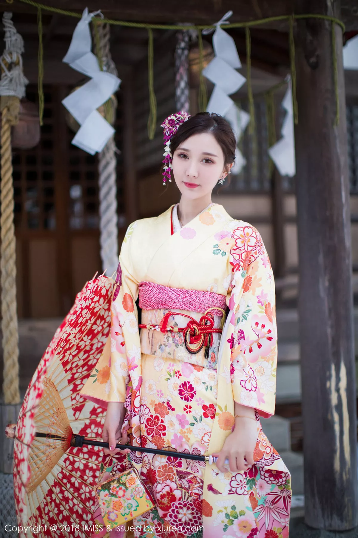 秀人集.com_[IMISS爱蜜社]Vol.242_嫩模淼淼萌萌哒北海道旅拍白色高叉连体内衣爆乳诱惑写真34P