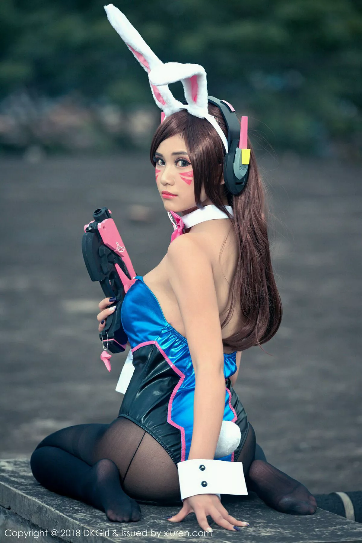 秀人集.com_[DKGirl御女郎]Vol.081_女神萌宝儿BoA守望先锋Dva特辑真空演绎丰乳肥臀诱惑写真46P