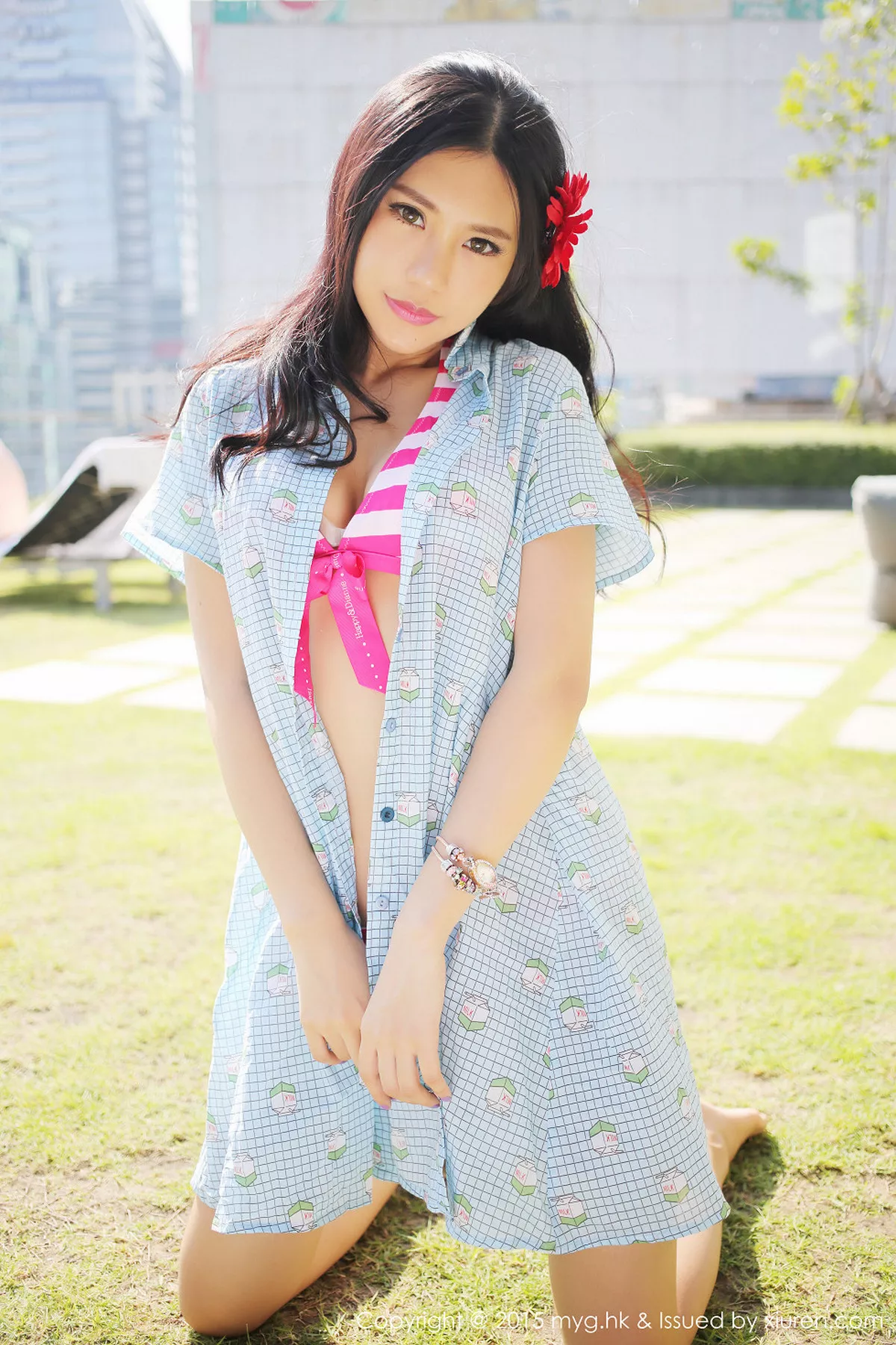 秀人集.com_[MyGirl美媛馆]Vol.091_嫩模绮里嘉ula泰国旅拍性感红色比基尼完美身材写真54P