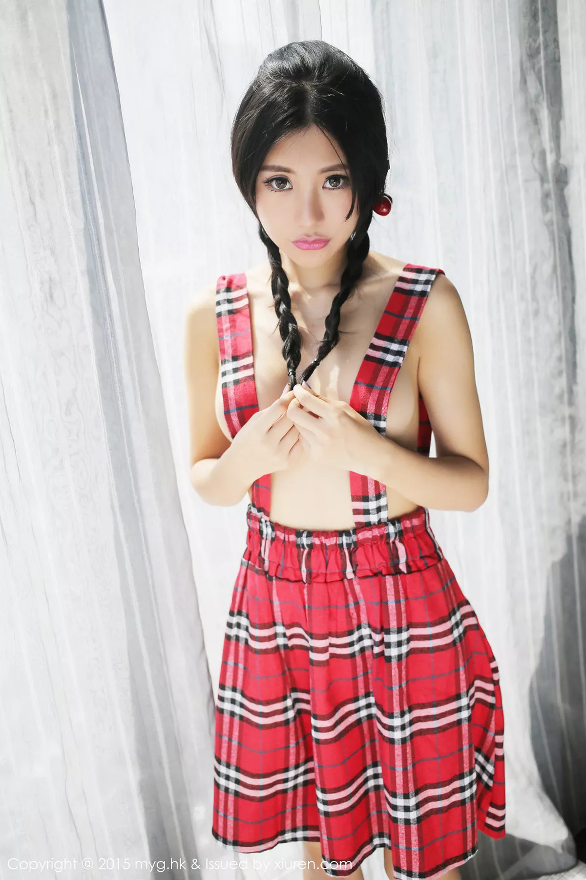 秀人集.com_[MyGirl美媛馆]Vol.091_嫩模绮里嘉ula泰国旅拍性感红色比基尼完美身材写真54P