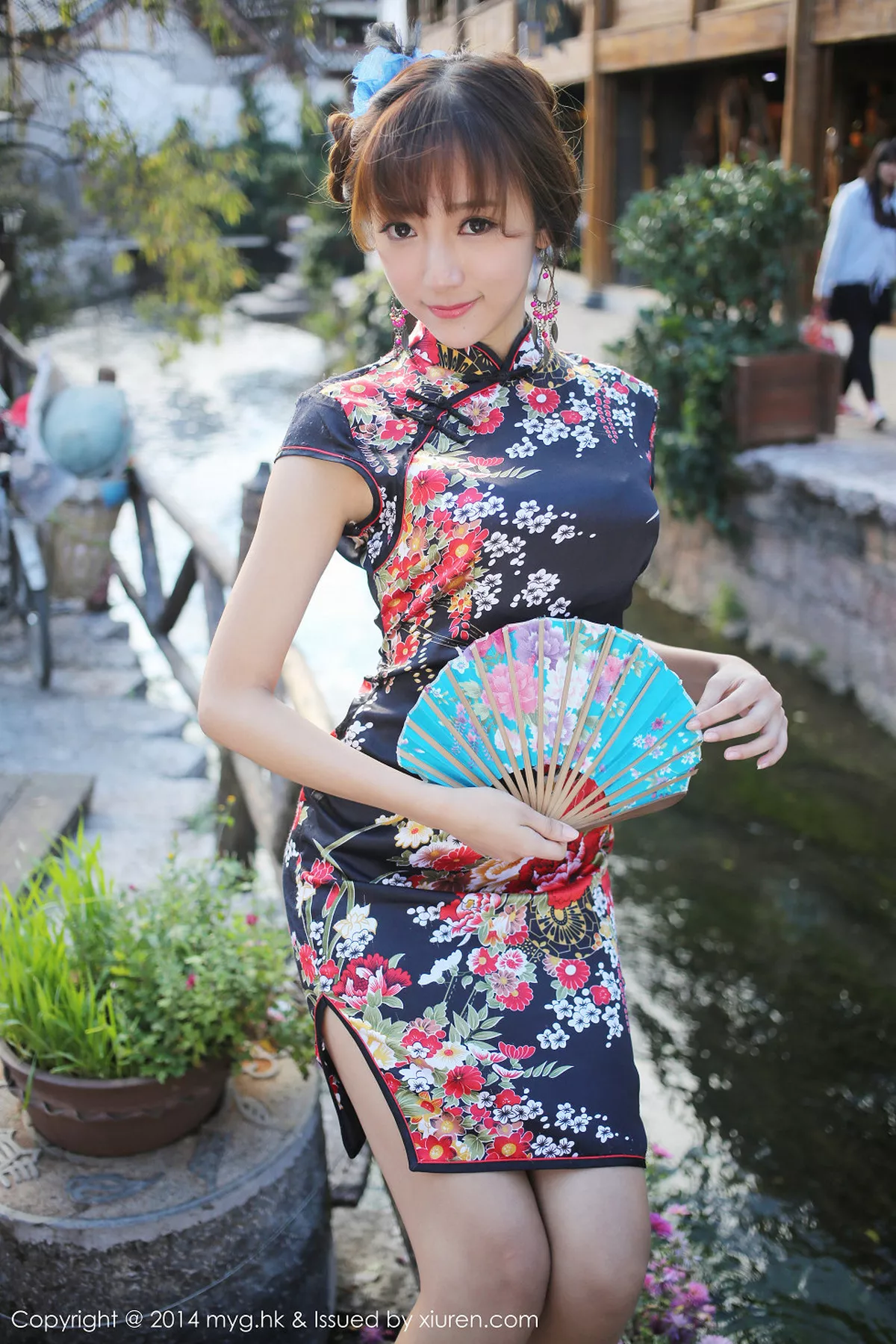 秀人集.com_[MyGirl美媛馆]Vol.080_嫩模王馨瑶yanni花色旗袍迷人风情靓丽性感写真56P