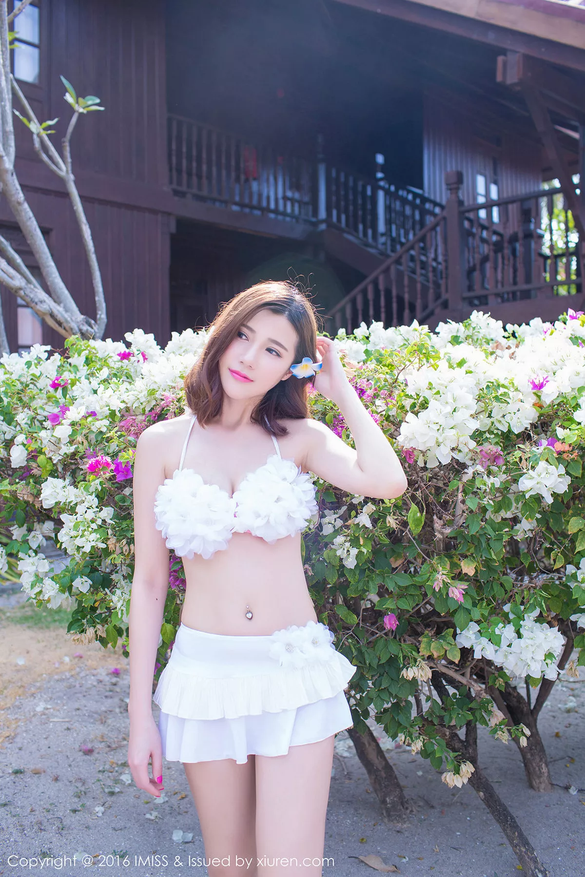 秀人集.com_[IMISS爱蜜社]Vol.087_嫩模Sandy陈天扬卡威旅拍第二套花仙子般美丽迷人写真50P