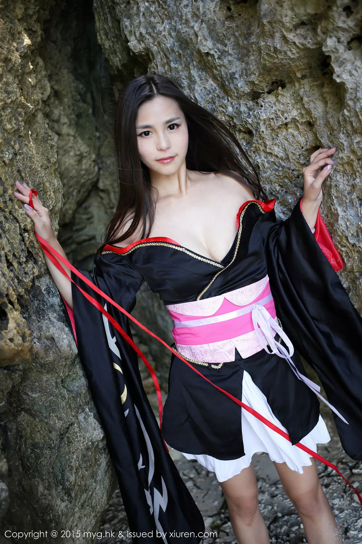 秀人集.com_[MyGirl美媛馆]Vol.136_嫩模Moa小姐菲律宾长滩旅拍日本和服秀完美曲线写真61P