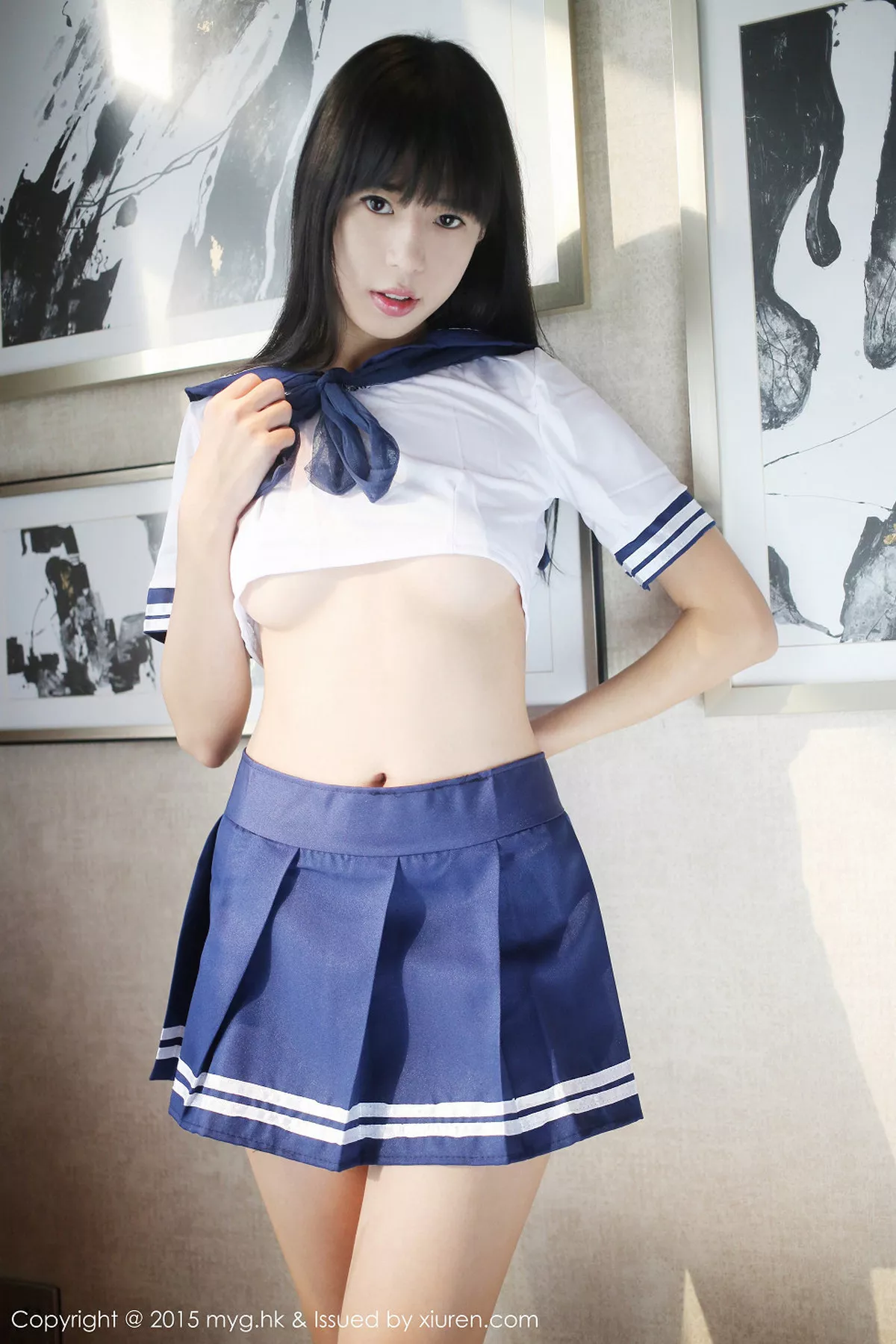 秀人集.com_[MyGirl美媛馆]Vol.184_嫩模Ellie艾栗栗学生妹水手服真空秀美乳半球诱惑写真42P