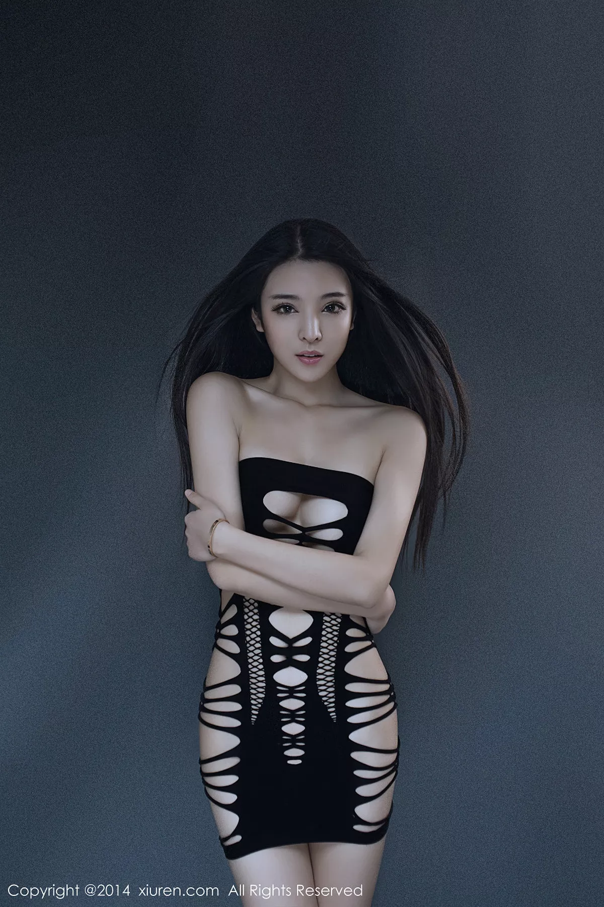 秀人集.com_[XiuRen秀人网]No.256_国产嫩模陈大榕黑色网状裙秀完美身材极致诱惑写真50P