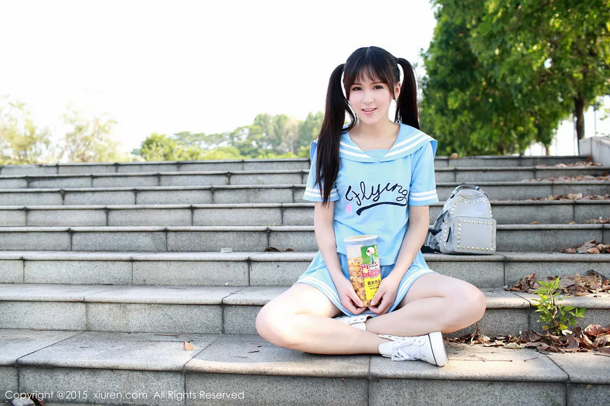 秀人集.com_[XiuRen秀人网]No.387_嫩模唐雨辰TYC双马尾辫户外清纯学生装性感迷人写真68P