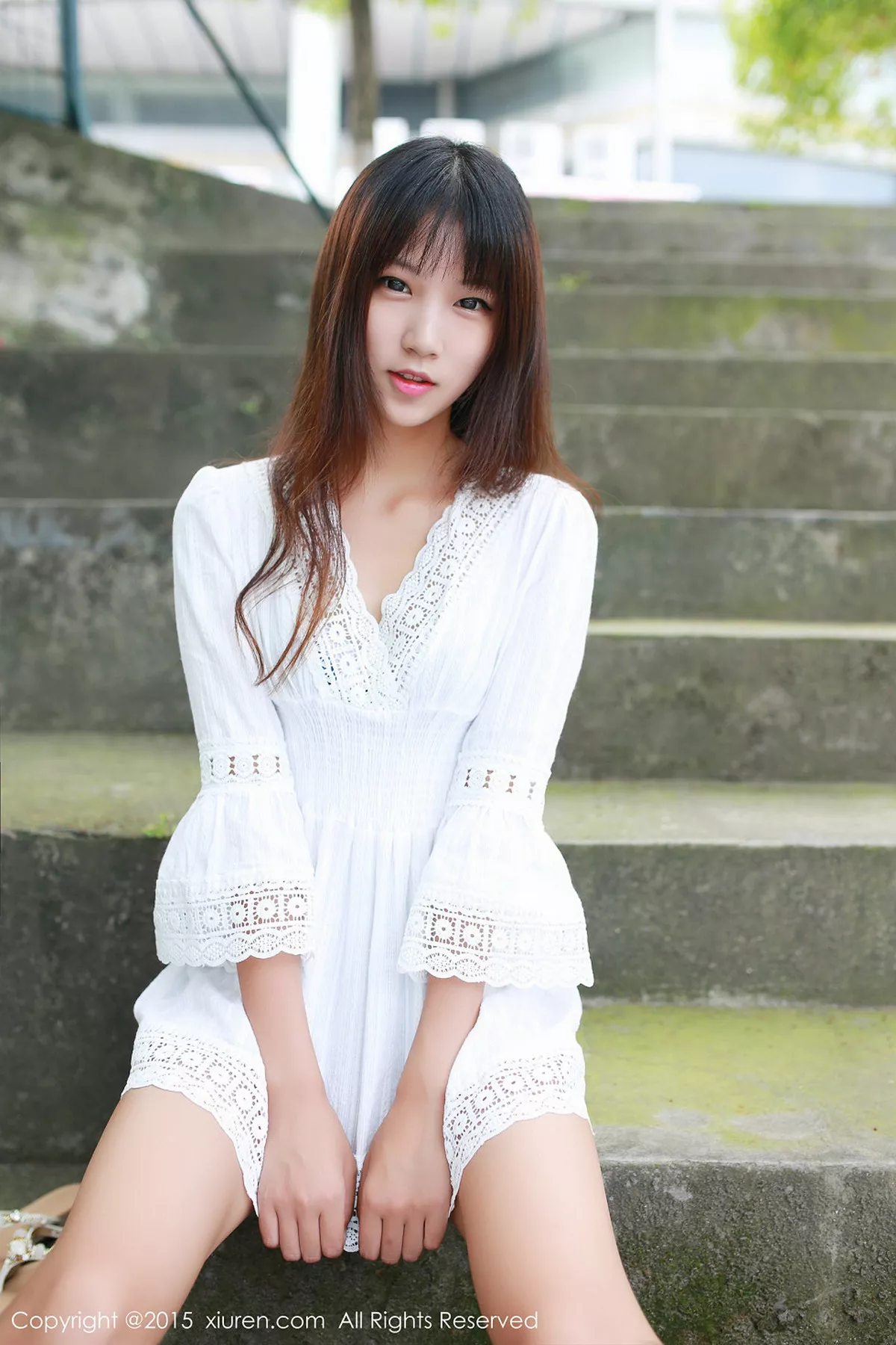 秀人集.com_[XiuRen秀人网]No.357_秀发嫩模徐畅和徐畅白色衬衫户外清新迷人写真46P