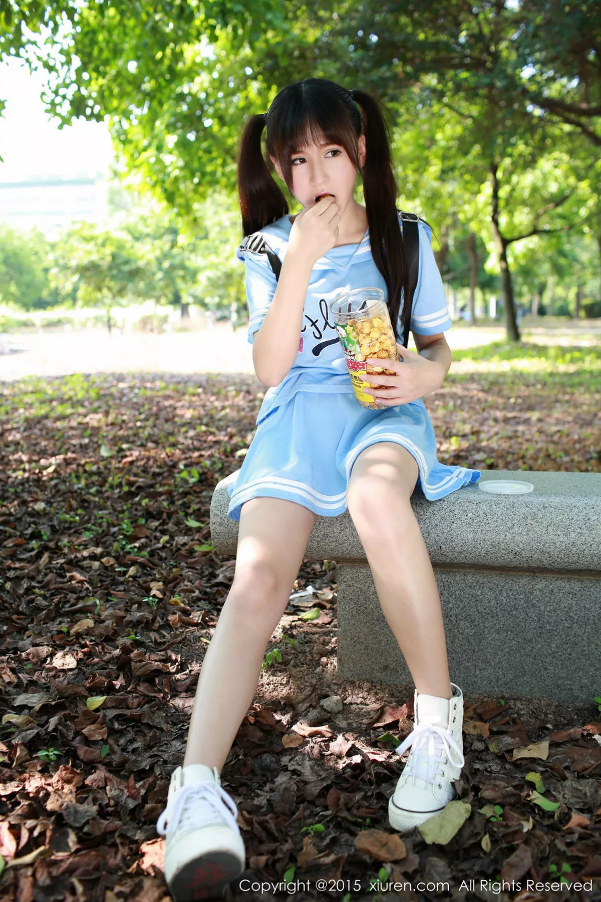 秀人集.com_[XiuRen秀人网]No.387_嫩模唐雨辰TYC双马尾辫户外清纯学生装性感迷人写真68P