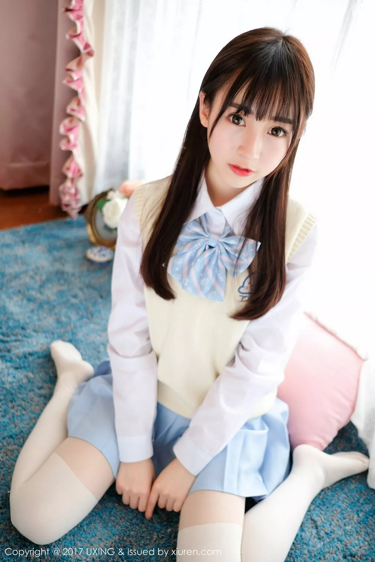 秀人集.com_[UXING优星馆]Vol.041_萝莉妹子丸子mayuki清纯学生装秀完美身材清爽迷人写真43P