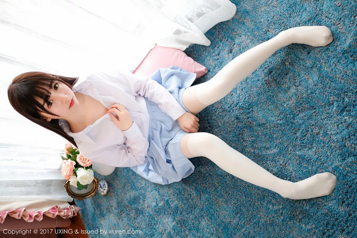 秀人集.com_[UXING优星馆]Vol.041_萝莉妹子丸子mayuki清纯学生装秀完美身材清爽迷人写真43P