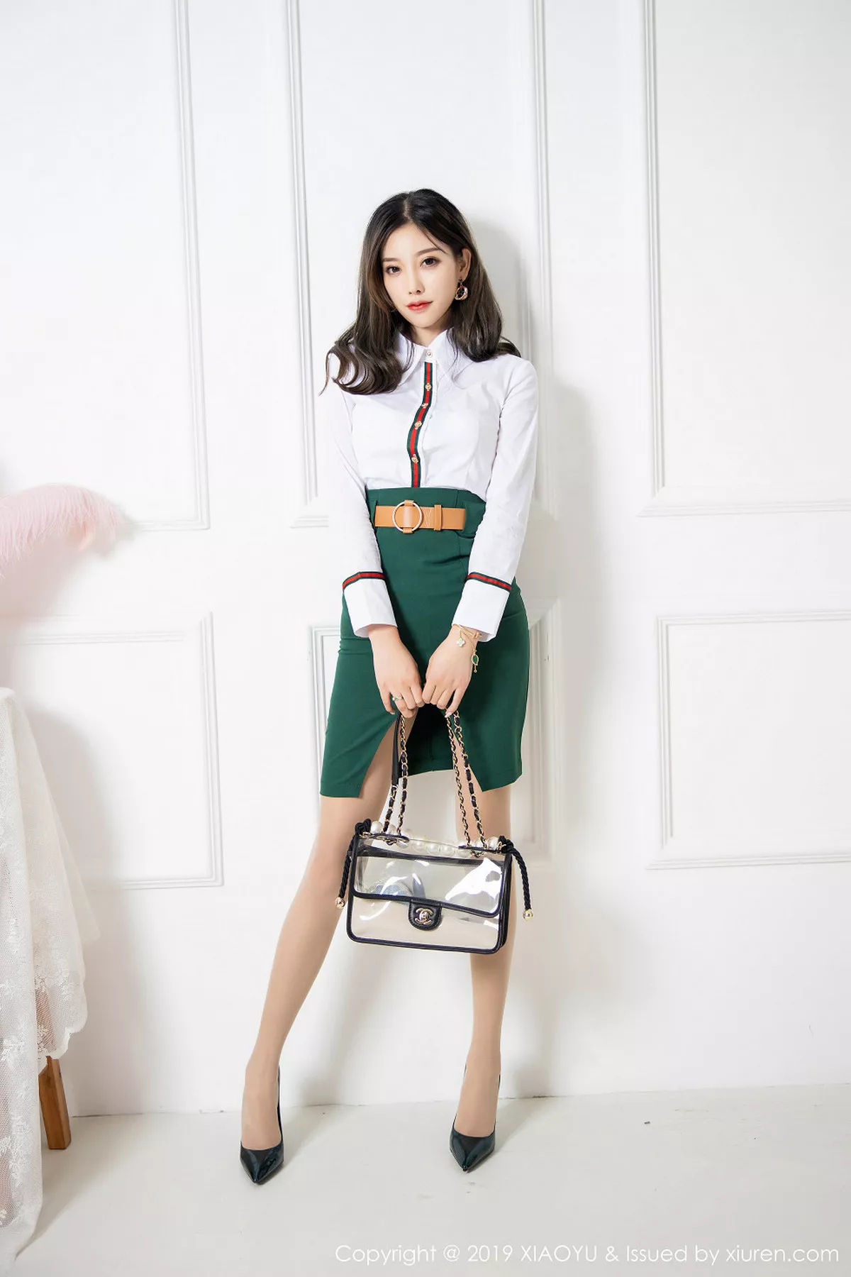 秀人集.com_[XiaoYu画语界]Vol.148_女神杨晨晨sugar私房白衬衣半露豪乳超薄肉丝裤袜惹火诱惑写真66P