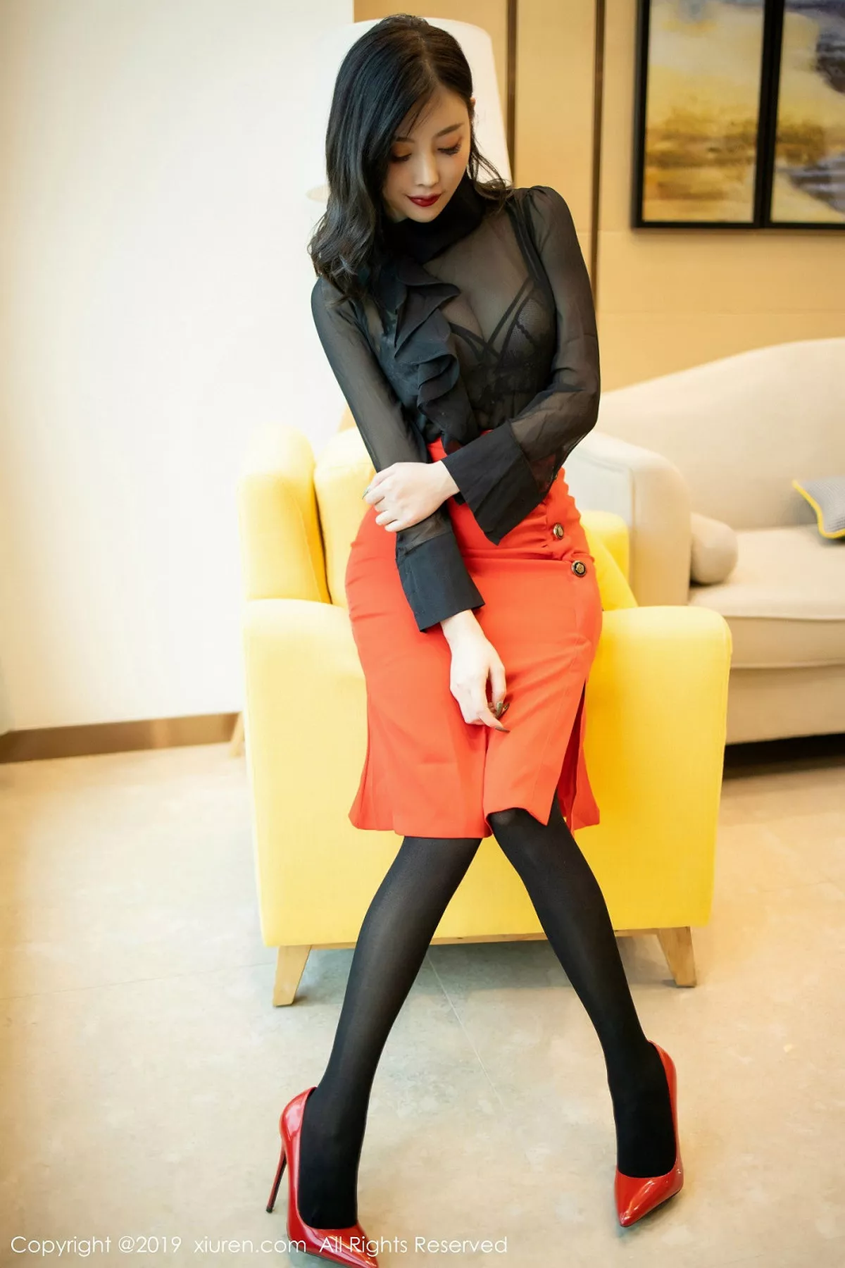 秀人集.com_[XiuRen秀人网]No.1778_女神杨晨晨sugar私房透视情趣内衣配吊带黑丝惹火诱惑写真83P