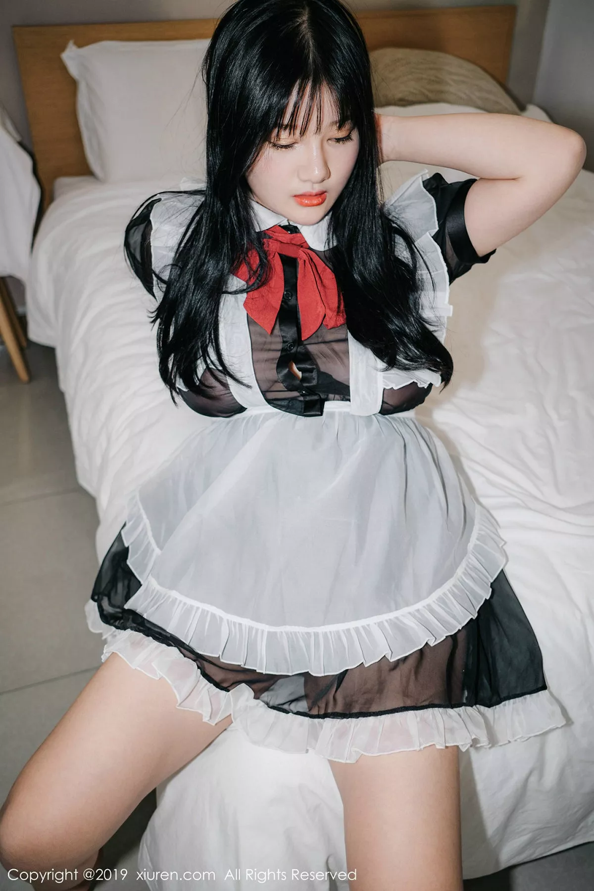 秀人集.com_[XiuRen秀人网]No.1824_嫩模小尤奈私房性感女仆装+黑色透视装秀豪乳妩媚诱惑写真70P