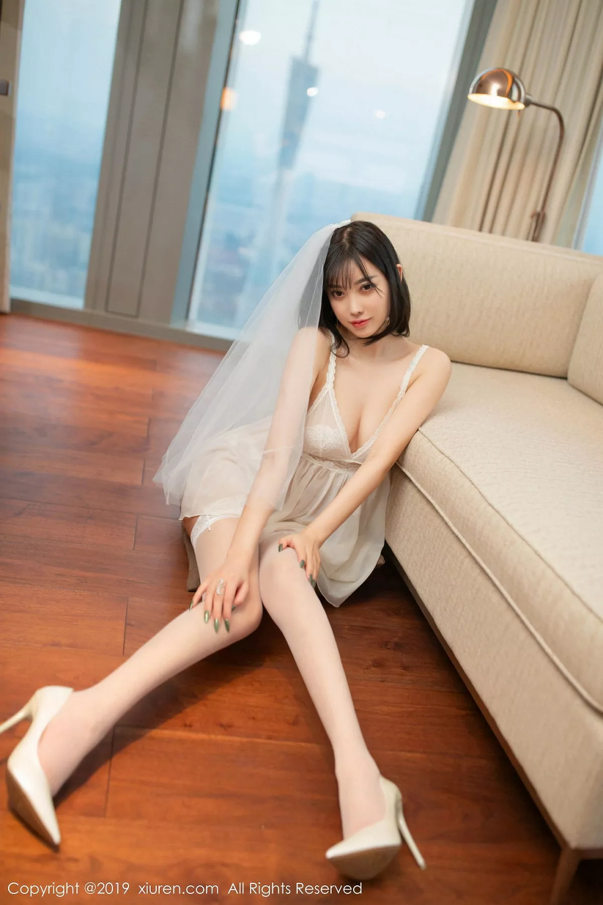 秀人集.com_[XiuRen秀人网]No.1819_女神杨晨晨sugar私房新娘主题薄纱内衣秀完美身材诱惑写真87P