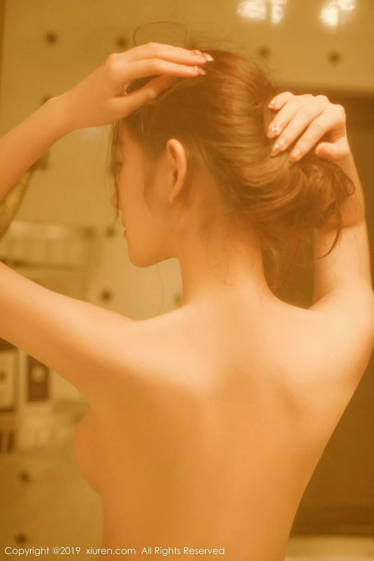 秀人集.com_[XiuRen秀人网]No.1848_嫩模沈梦瑶私房浴室里全裸上身露豪乳两手遮点湿身诱惑写真60P
