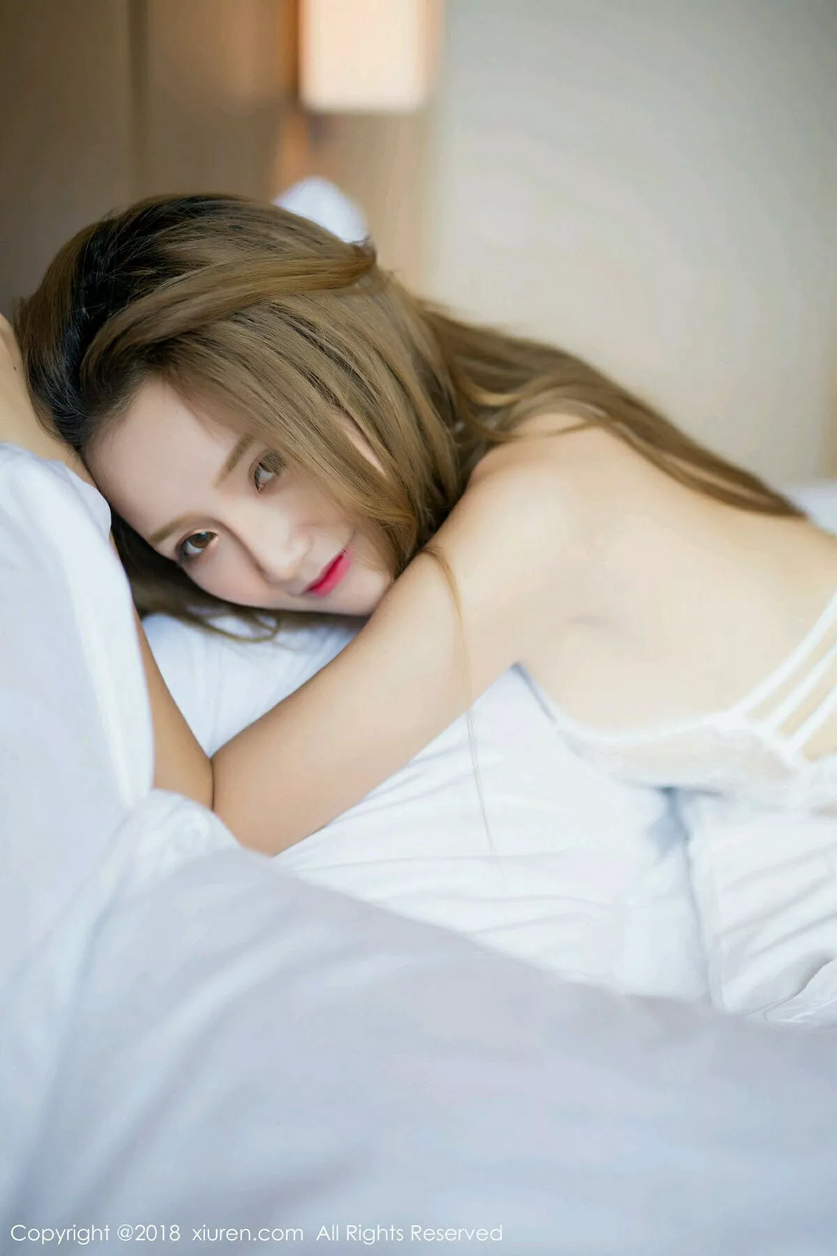 秀人集.com_[XiuRen秀人网]No.1244_嫩模Miko酱私房白色羽毛薄纱透视秀美乳极致诱惑写真70P