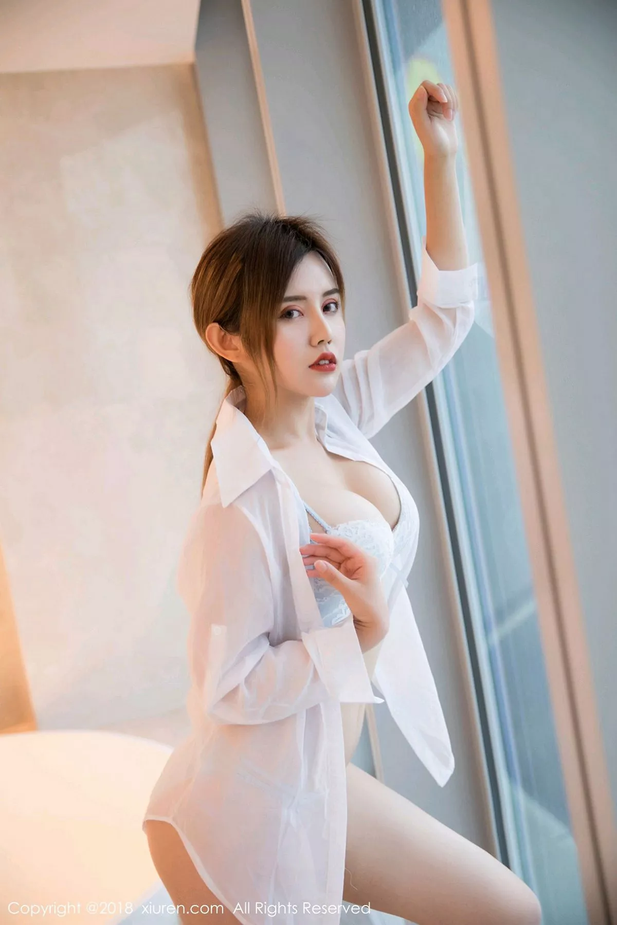 秀人集.com_[XiuRen秀人网]No.1253_女神Cris_卓娅祺性感吊带兔女郎+浴室白衬衫完美诱惑写真44P