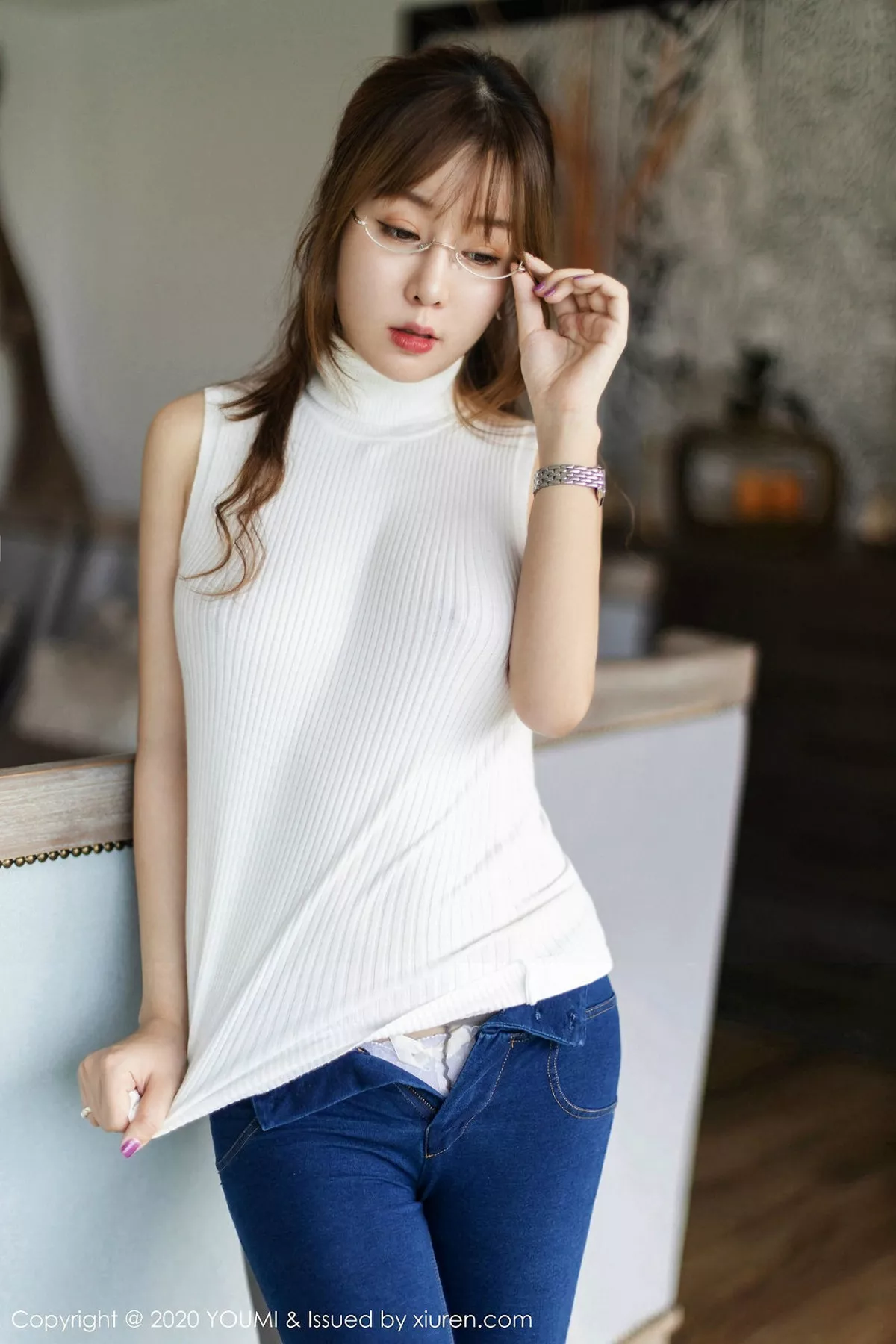 秀人集.com_[YouMi尤蜜荟]Vol.407_女神王雨纯普吉岛旅拍白色抹胸内衣露豪乳半球诱惑写真80P