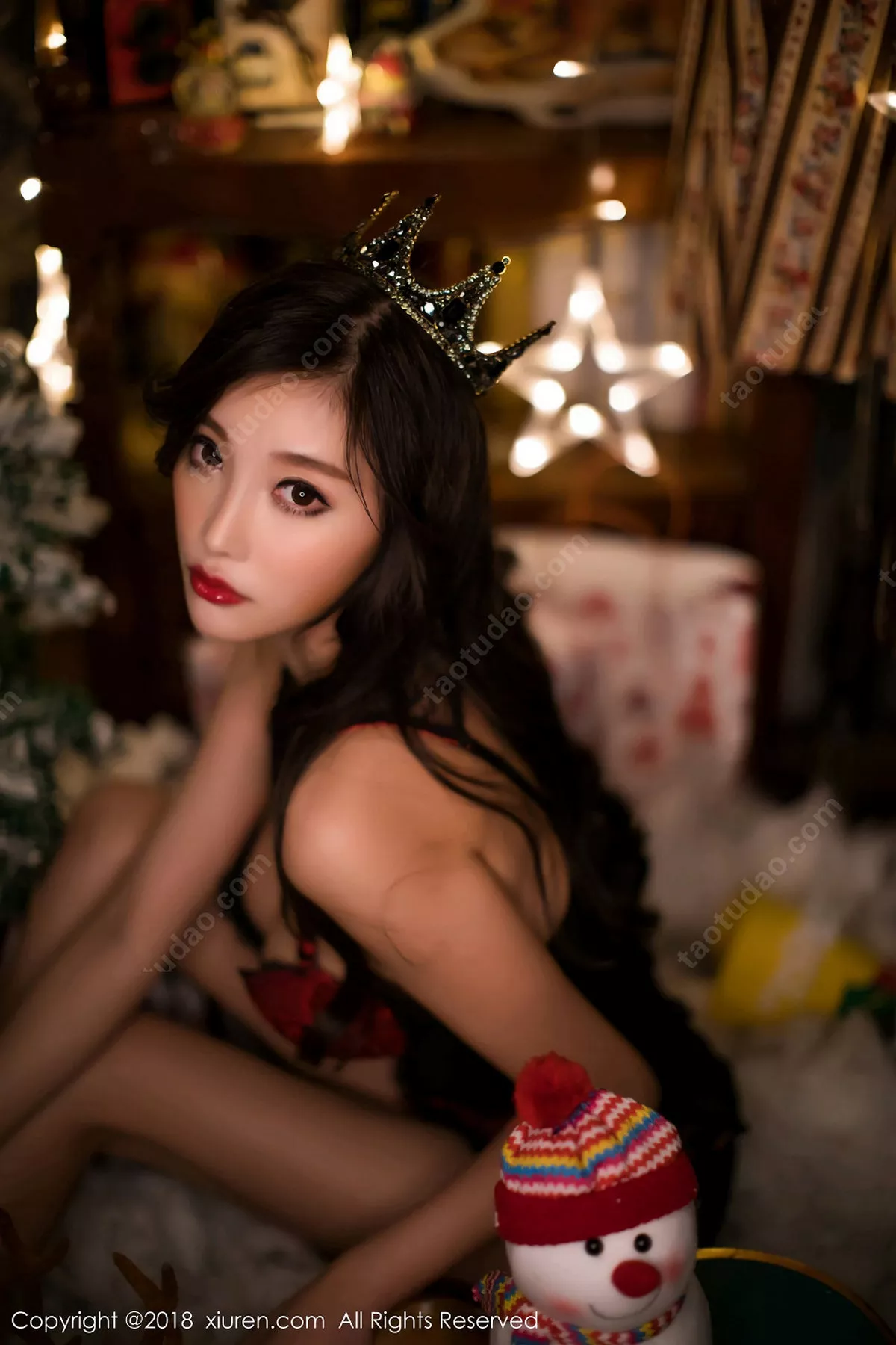 秀人集.com_[XiuRen秀人网]No.1281_甜美女神杨晨晨sugar圣诞主题性感内衣秀完美身材迷人写真65P