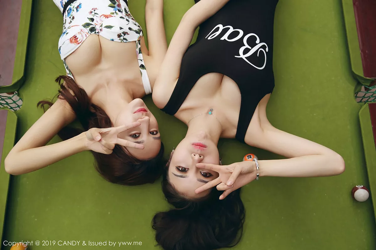 秀人集.com_[Candy网红馆]Vol.068_网红馆最新模特合集室外双人桌球比基尼美女性感写真34P